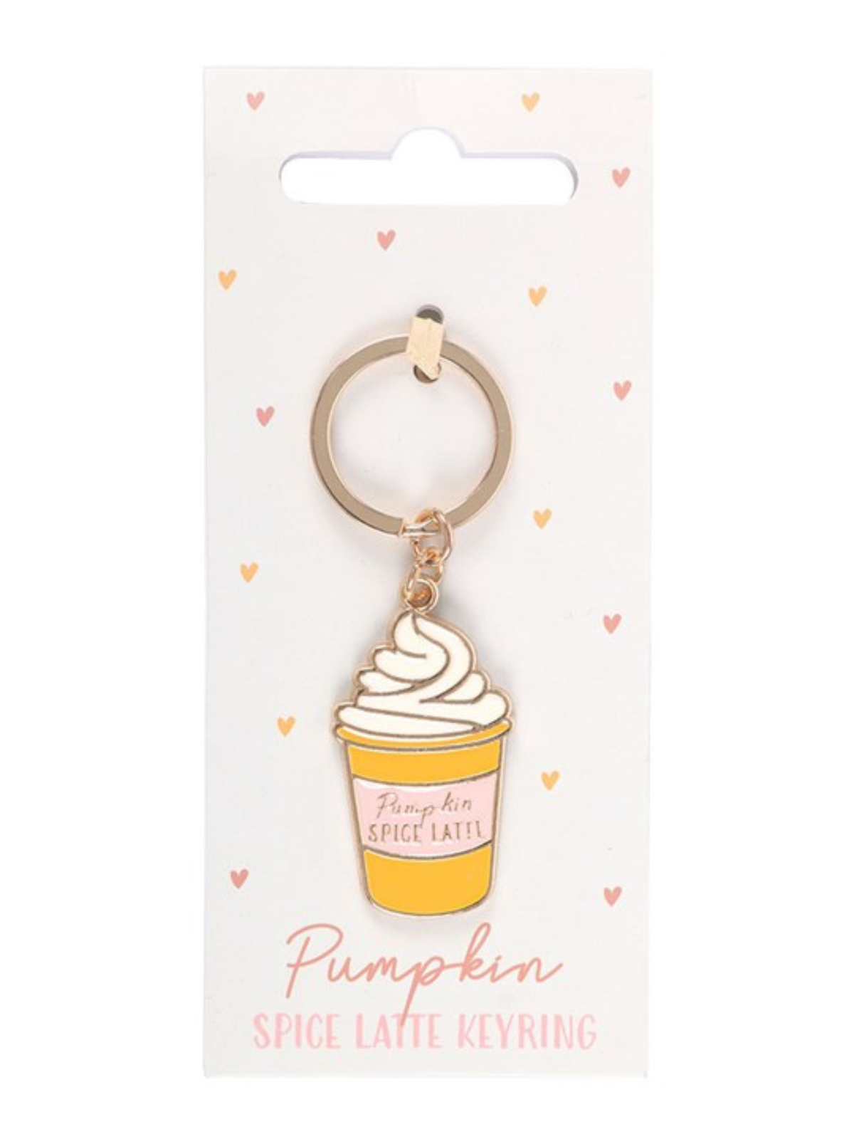 Pumpkin Spice Latte Autumn Keyring Something Different