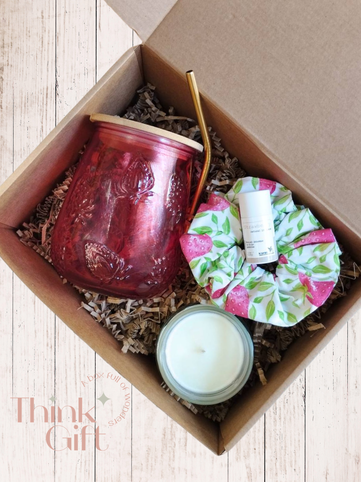 Strawberry Vanilla Giftbox Think Gift