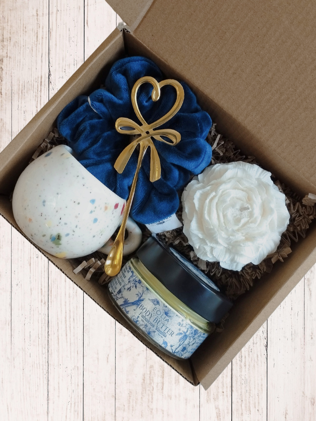 The Mini White Rainbow Cup Giftbox Think Gift