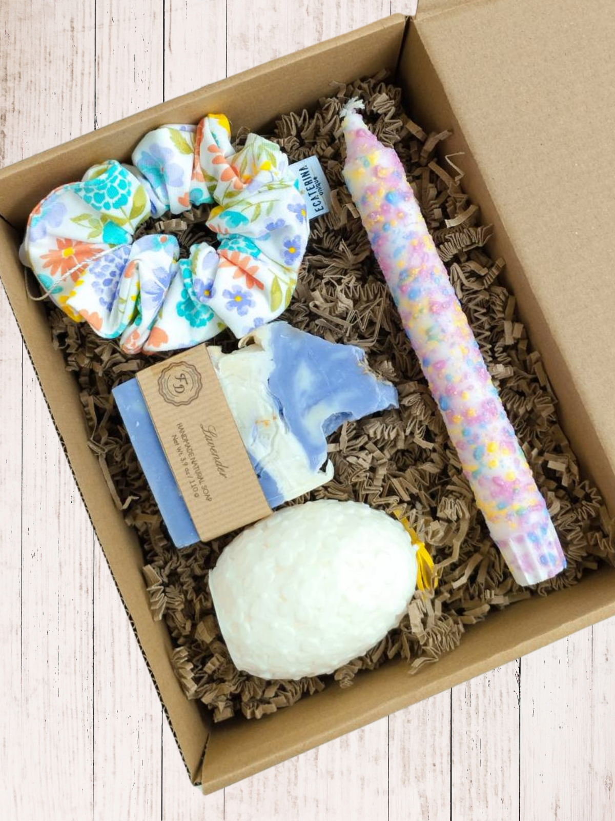 Easter Giftbox Lavender Confetti Treats Think Gift