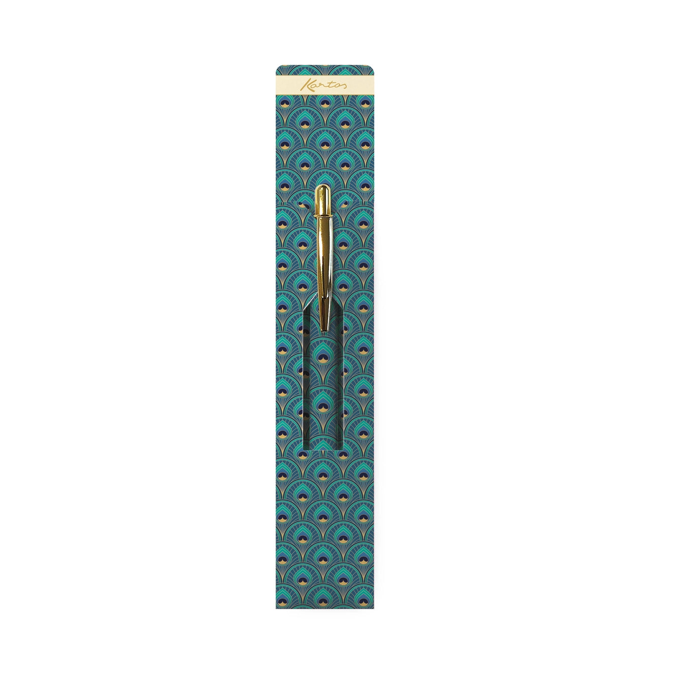 Ballpoint Pen Art Deco Peacock Kartos
