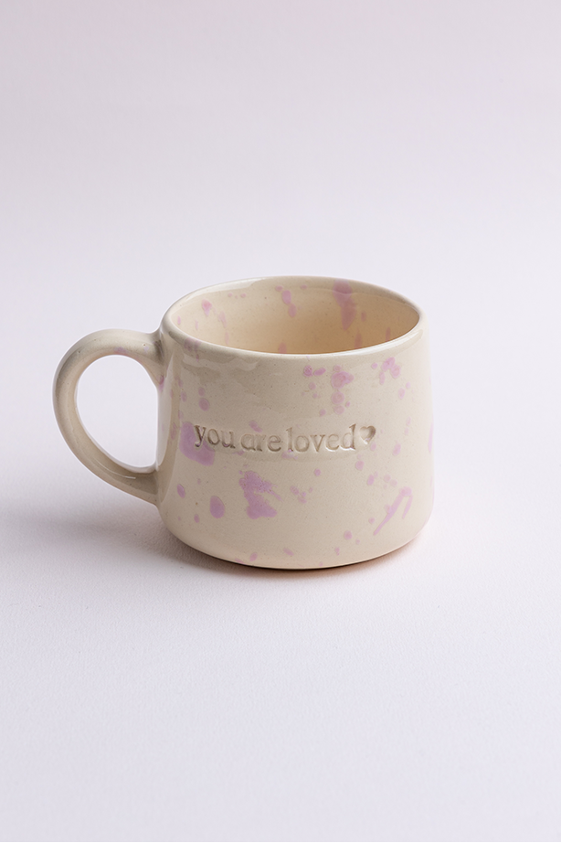 Μικρή Κεραμική Κούπα The Problem Solver Mug Κρεμ με πιτσιλιές Phós