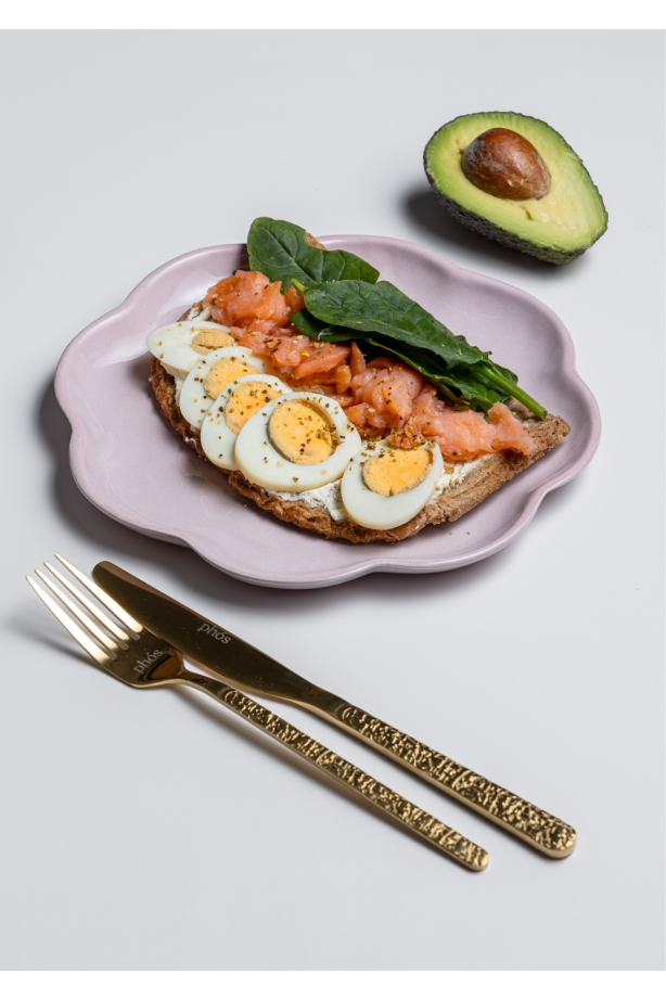 Μεγάλο Κεραμικό Πιάτο Bloom & Bite Phós Ροζ Kitchenware