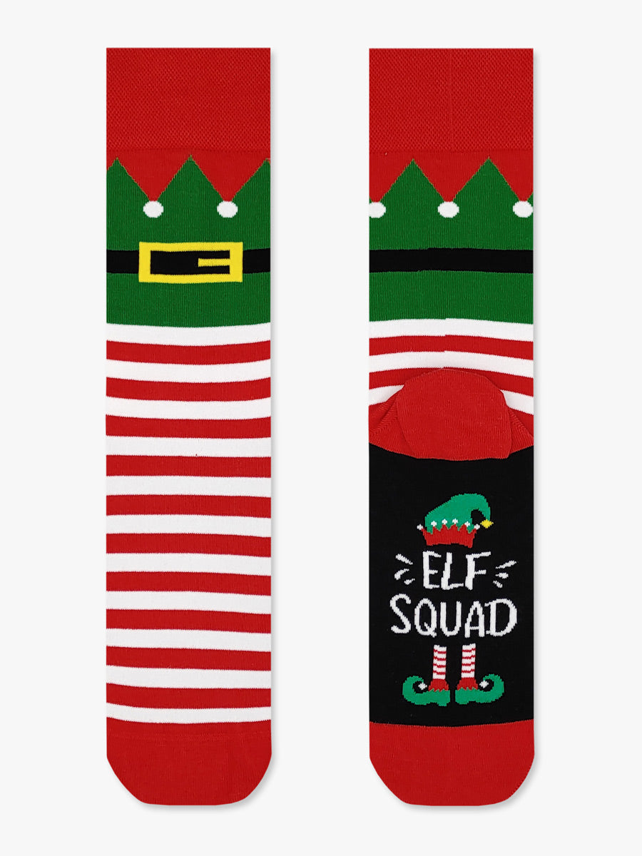 Χριστουγεννιάτικες Κάλτσες Βαμβακερές Elf Squad NODO