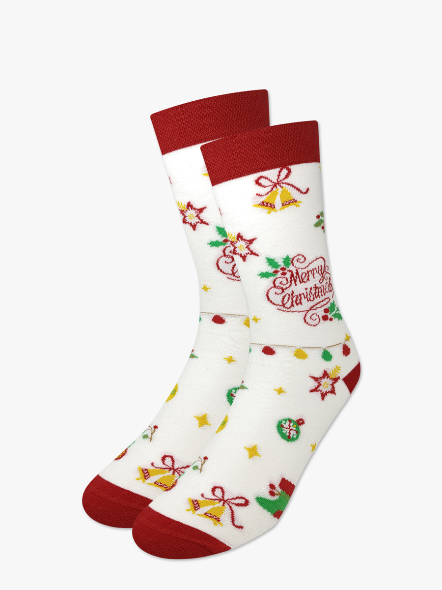 Χριστουγεννιάτικη Κάλτσα Βαμβακερή Merry Christmas NODO